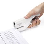 Tűzőgép, kézi, 21/4, 12 lap, RAPESCO "SP-64", fehér