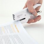 Tűzőgép, kézi, 21/4, 12 lap, RAPESCO "SP-64", fehér