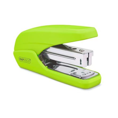 Tűzőgép, 24/6, 26/6, 25 lap, könnyített tűzés, RAPESCO "X5 Less Effort", zöld