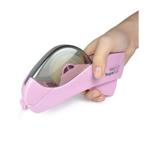 Ragasztószalag-adagoló, RAPESCO "SupaCut", világos rózsaszín