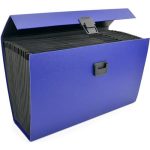 Harmonikatáska, 19 rekeszes, RAPESCO, kék