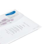 Irattartó tasak, A4+, patentos, RAPESCO "Eco", áttetsző