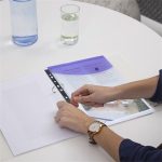 Irattartó tasak, A4+, lefűzhető, patentos, RAPESCO "Eco", áttetsző vegyes színek