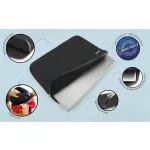 Notebook tok, 14", antibakteriális, RAPESCO, fekete