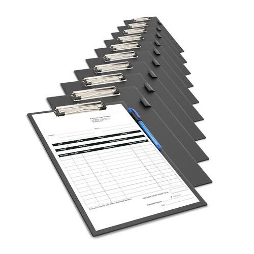 Felírótábla, PVC, A4+, RAPESCO, 10 db, fekete