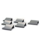 Utántöltő kapcsok, rozsdamentes acél, RAPESCO, "Supaclip 40", ezüst