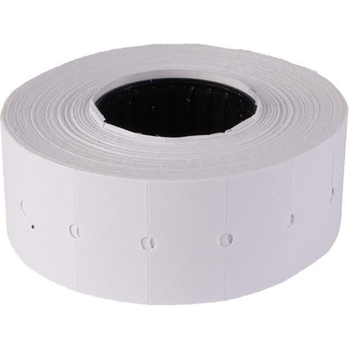 Árazószalag, 21x12 mm, "Motex", fehér