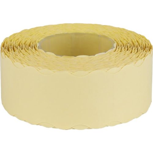 Árazószalag, 22x12 mm, citrom