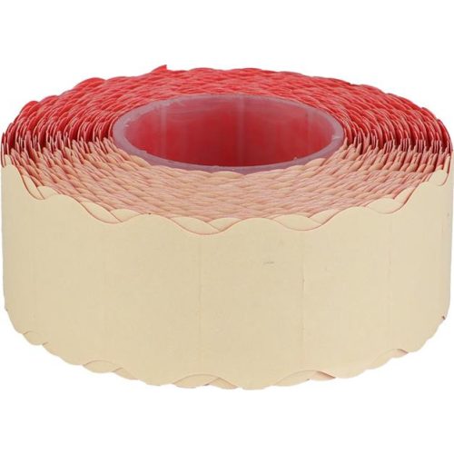 Árazószalag, 22x12 mm, piros