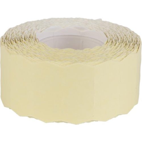 Árazószalag, 26x12 mm, fehér