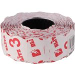 Árazószalag, 26x16 mm, BLITZ, 36 tekercs, fehér