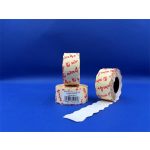 Árazószalag, erősített, 26x16 mm, BLITZ, fehér