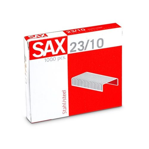 Tűzőkapocs, 23/10, horganyzott, SAX