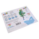 Öntapadó füzet- és könyvborító, A5, COOL BY VICTORIA, víztiszta