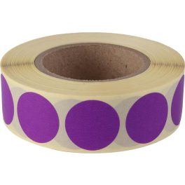 Etikett, 20 mm kör, 1000 etikett/tekercs, lila