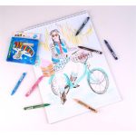 Zsírkréta, kerek, COOL BY VICTORIA, 12 különböző szín