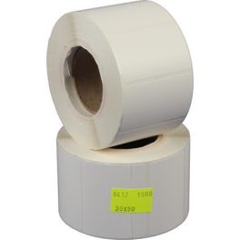   Etikett, műanyag, időjárásálló, 30x50 mm, 1000 etikett/csomag