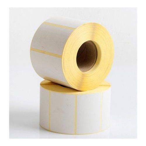 Etikett, vellum, nyomatlan, 40x100 mm, 1000 etikett/tekercs