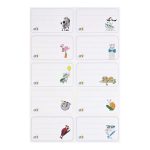 Füzetcímke, 40 db, COOL BY VICTORIA