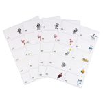 Füzetcímke, 40 db, COOL BY VICTORIA