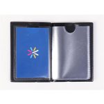 Igazolványtartó, álló, 10 betét lappal, PVC, "Bővített személyi", női