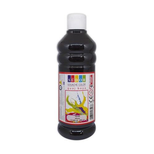 Tempera, 500 ml, Südor, fekete