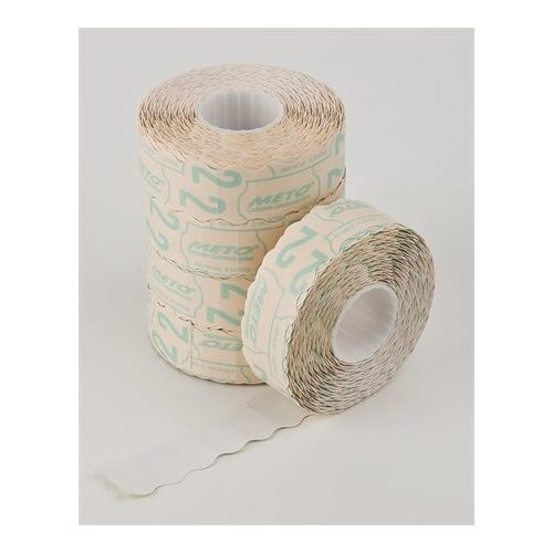 Árazógépszalag, 22x12 mm, METO, fehér