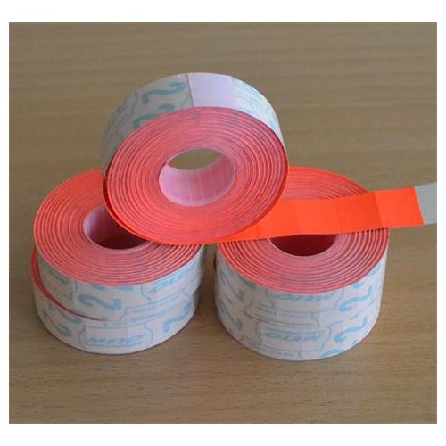 Árazógépszalag, 19x16 mm, METO, piros