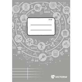   Füzet, tűzött, A5, szótár, 32 lap, VICTORIA PAPER Circle "31-32"