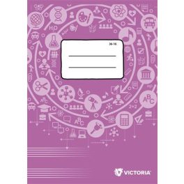   Füzet, tűzött, A5, hangjegy, 16 lap, VICTORIA PAPER Circle "36-16"