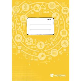   Füzet, tűzött, A4, francia kockás, 32 lap, VICTORIA PAPER Circle "88-32"