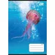 Füzet, tűzött, A5, kockás, 32 lap, COOL BY VICTORIA "Ocean World", "27-32"