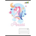 Füzet, tűzött, A5, vonalas, 32 lap, 1. osztály, COOL BY VICTORIA, "Princess", "14-32"