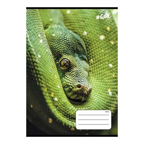 Füzet, tűzött, A5, vonalas, 32 lap, 1. osztály, COOL BY VICTORIA, "Animals", 14-32