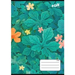   Füzet, tűzött, A5, vonalas, 32 lap, 4-8. osztály, COOL BY VICTORIA, "Floral garden", "21-32"