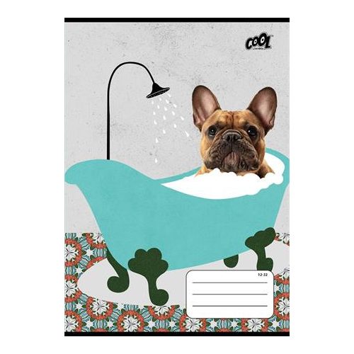 Füzet, tűzött, A5, vonalas, 32 lap, 2. osztály, COOL BY VICTORIA "Bath", "16-32"