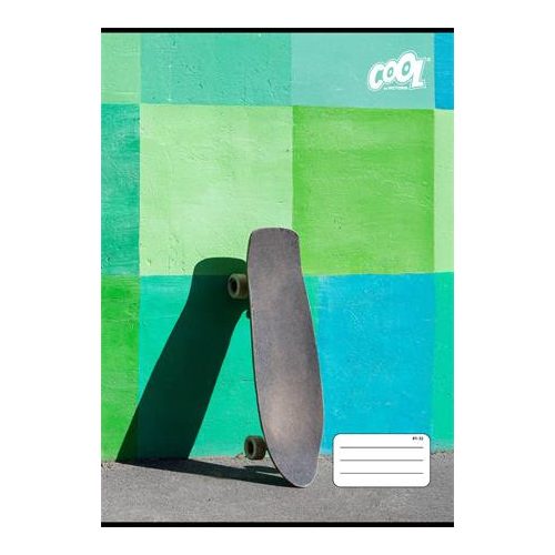 Füzet, tűzött, A4, vonalas, 32 lap, COOL BY VICTORIA "Freedom", "81-32"