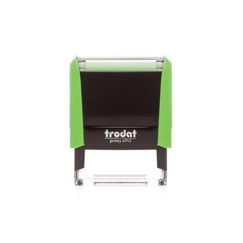 Bélyegző, TRODAT "Printy 4912", világoszöld ház, fekete párnával