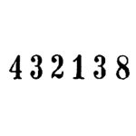 Sorszámbélyegző, automata, műanyag, 6 karakter, TRODAT