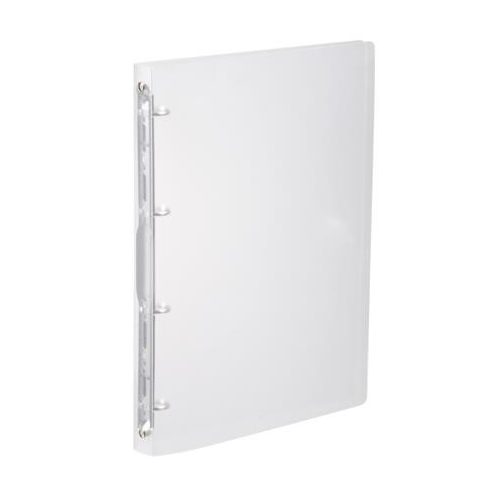Gyűrűs könyv, 4 gyűrű, 25 mm, A4, PP, VIQUEL "Propyglass", víztiszta