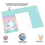 Könyökalátét, megszemélyesíthető, 590x400 mm, VIQUEL, pasztell kék