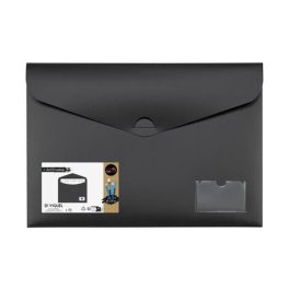   Irattartó tasak, A3, PP, bújtatós záródás, VIQUEL "Creativ Gallery", fekete