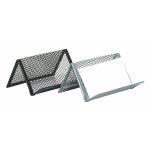 Névjegytartó, fémhálós, VICTORIA OFFICE, fekete