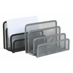 Levéltartó, fémhálós, VICTORIA OFFICE, fekete