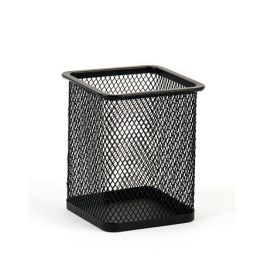   Írószertartó, fémhálós, szögletes, VICTORIA OFFICE, fekete