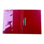 Villámzáras mappa, A4, álló, VICTORIA OFFICE, piros