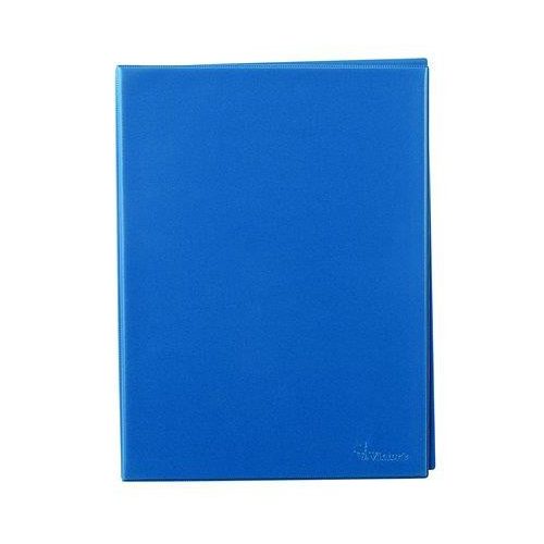 Villámzáras mappa, A4, álló, VICTORIA OFFICE, kék