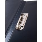 Villámzáras mappa, A4, álló, VICTORIA OFFICE, fekete