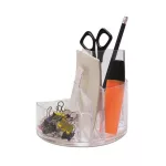 Írószertartó, MAUL "Roundbox", átlátszó