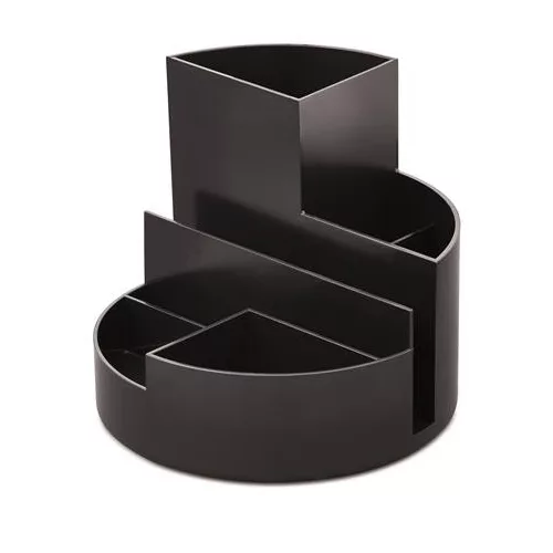 Írószertartó, újrahasznosított, MAUL "Roundbox", fekete